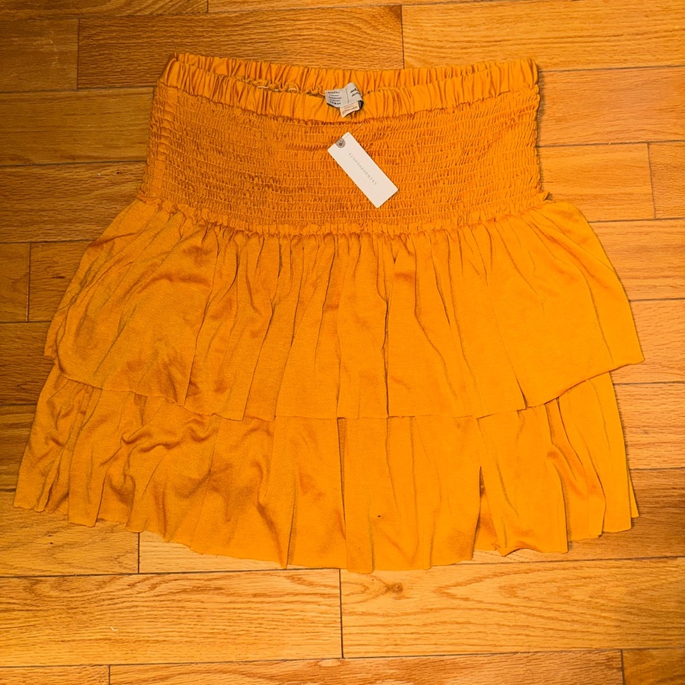 Orange skirt